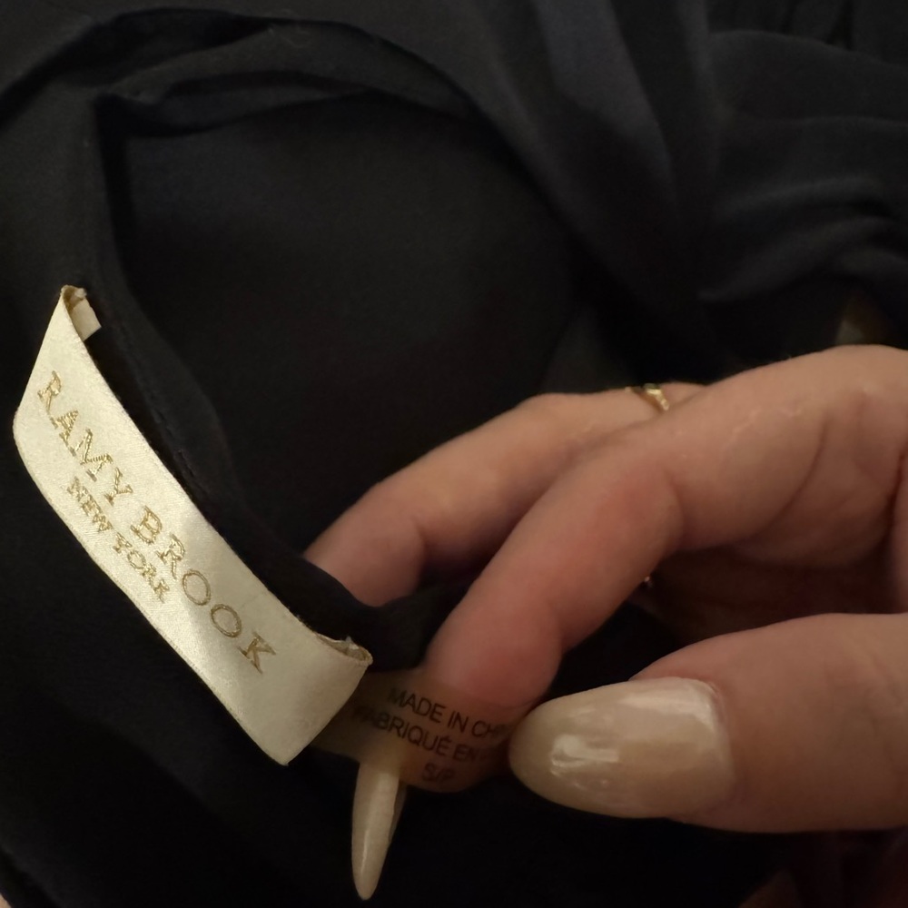 Ramy Brook Black Carlene Top - Picture 3 of 4